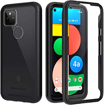 seacosmo Google Pixel 4a Case 5G (2020), [with Built-in Screen Protector] Full-Body Rugged Dual-Layer Shockproof Protective Cover for Google Pixel 4a 5g 6.2 Inch