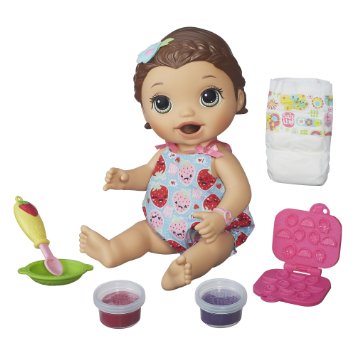 Baby Alive Super Snacks Snackin' Lily Brunette