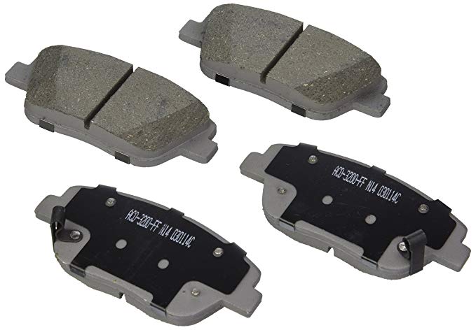 ACDelco 14D1444CH Advantage Ceramic Front Disc Brake Pad Set