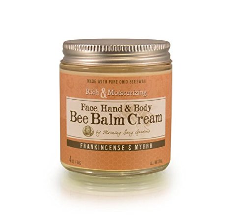 Bee Balm Cream Moisturizer Frankincense and Myrrh 4 oz