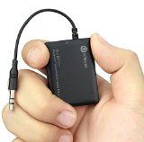 iClever Wireless Portable Bluetooth Stereo Music Transmitter Black