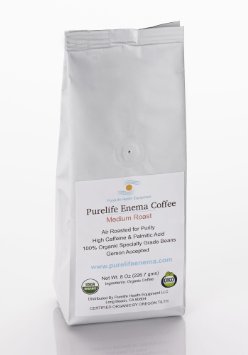 PureLife Organic Enema Coffee - 12 LB - Specialty Grade and Air Roasted For Purity and Potency- Gerson Specific