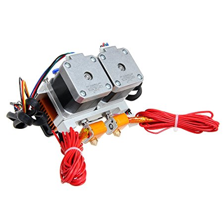 Geeetech MK8 Dual extruder e3d nozzle 0.3/0.35/0.4/0.5mm 1.75/3mm filament for kossel