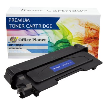 Office Planet Compatible Replacement for Brother TN660 Toner Cartridge TN-660 For Use With DCP-L2520DW, DCP-L2540DW, HL-L2300D, HL-L2305W, HL-L2320D, HL-L2340DW, HL-L2360DW, HL-L2380DW, MFC-L2680W, MFC-L2700DW, MFC-L2705DW, MFC-L2720DW, MFC-L2740DW Printers