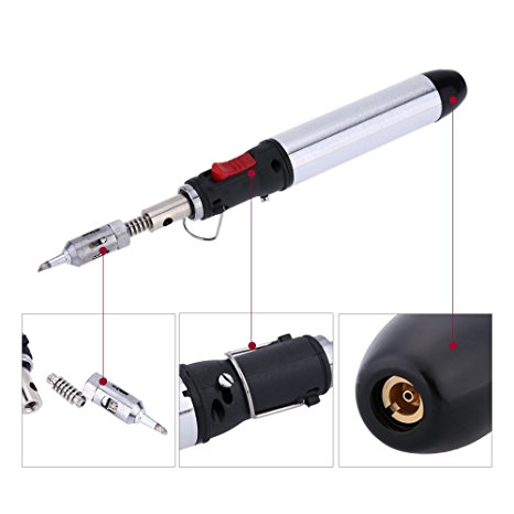 High Capacity Flame Butane Gas Soldering Iron 12ml Pen Torch Tool For Outdoor Use