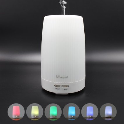 Essential oils diffuser, Continues Cool Mist and 7 Color Changing Mode, Waterless Auto Shut-off, 100ml, No Noisy,Third-Generation Diffuser Nebulizer/Diffuser For Home and Office