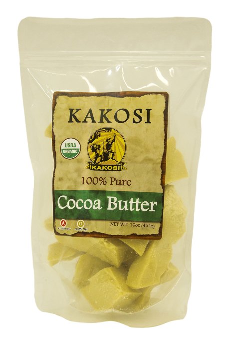 KAKOSI Organic Cocoa Butter 16 oz.