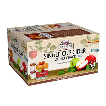 Grove Square Cider Variety Pack, 54 Single Serve Cups