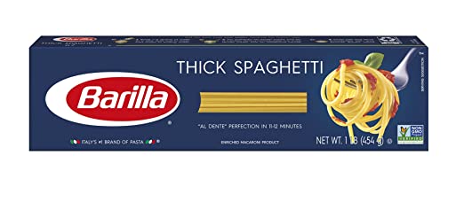 Barilla Pasta, Thick Spaghetti, 16 Ounce