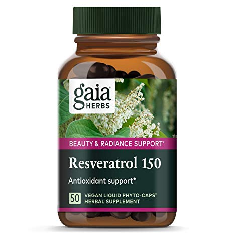 Gaia Herbs Resveratrol 150, 50 Liquid Phyto-Capsules