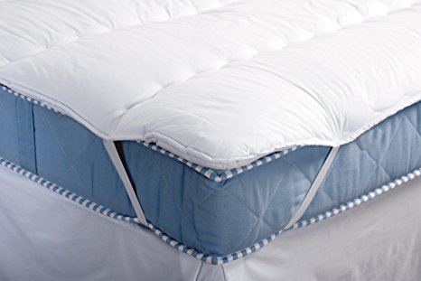 Deluxe Channel Quilted Mattress Topper/Comforter Single 90/190cm