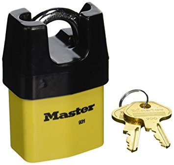Master Lock 931DPF 2-1/8-Inch Wide Covered Laminated Steel Pin Tumbler Padlock