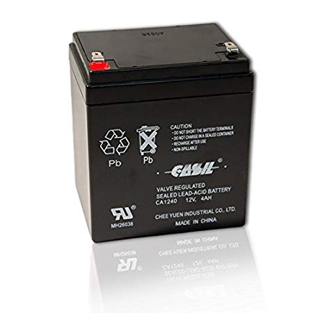 CASIL CA-1240 12V 4AH Rechargeable Sealed Lead Acid Battery