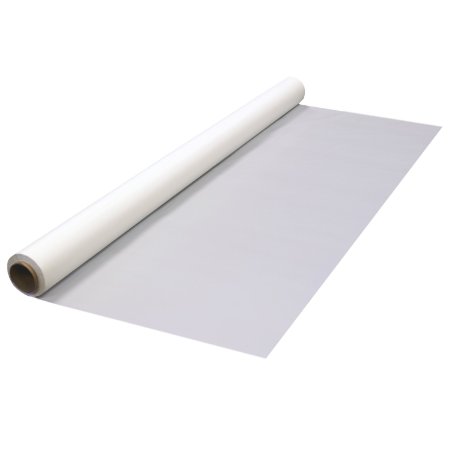 Party Essentials Plastic Banquet Table Roll Available in 27 Colors, 40" x 100', White