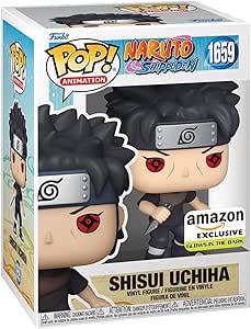 Funko Pop! Animation: Naruto: Shippuden - Shisui Uchiha with Kunai, Glow in The Dark, Amazon Exclusive