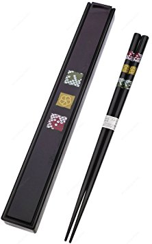 Plastic Chopsticks w/ Case Black #KS6/B