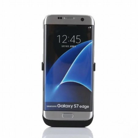 S7 Edge Battery Case, 6800mAh Charger Rechargeable Backup Portable External Power Pack for Samsung Galaxy S7 Edge (Black 6800mAh)