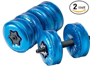 1UP Adjustable Dumbbell Travel Hydro Aqua Water Weights
