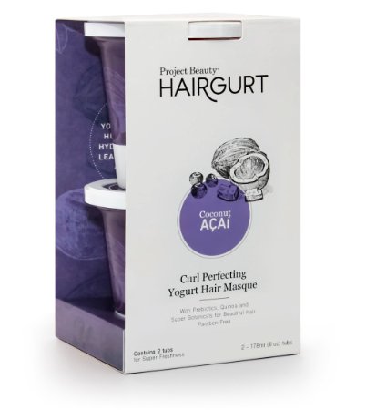 Hairgurt Curl Perfecting Deep Conditioning Yogurt Hair Mask for Curly, Dry and Damaged Hair; Sulfate Free