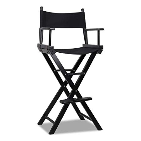 Artiss Tall Director Chair - Black