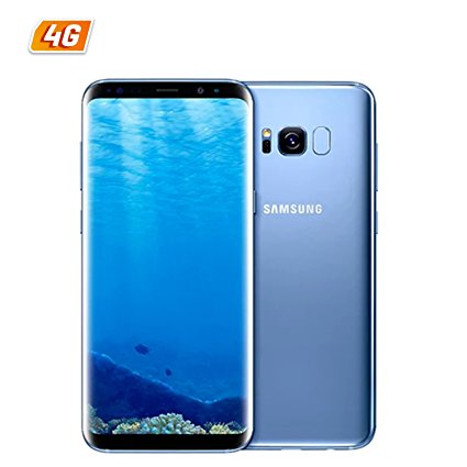 Samsung Galaxy S8 64GB 5.8" 12MP SIM-Free Smartphone in Coral Blue