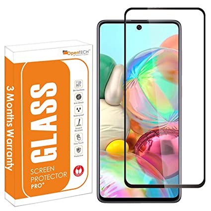 OpenTech® Tempered Glass Screen Protector Compatible for Samsung Galaxy S21 Plus 5G with Edge to Edge Coverage and Easy Installation kit