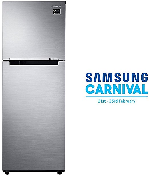 Samsung RT28M3022S8 Frost-free Double-door Refrigerator (253 Ltrs, 2  Star Rating, Elegant Inox)