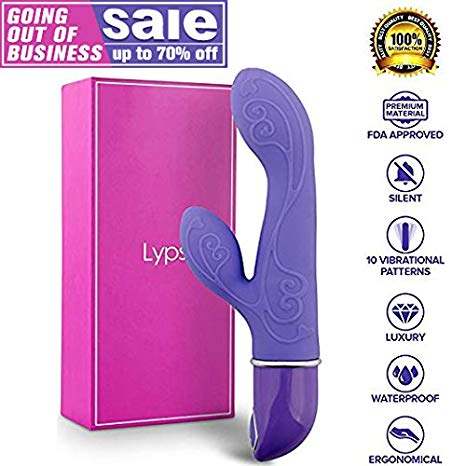G-Spot Rabbit Waterproof 10 Setting Vibration Dildo Vibrator Adult Sex Toys for Women Massager Sex Things for Couples
