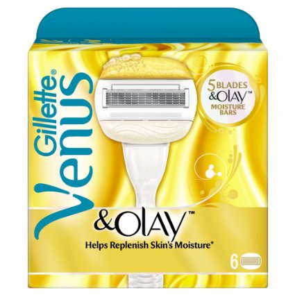 Gillette Venus and Olay Refill Razor Blades - Pack of 6