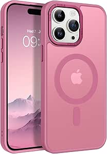 BENTOBEN Magnetic for iPhone 14 Pro Case [Compatible with Magsafe] Translucent Matte 14 Pro Phone Case Slim Shockproof Women Men Girls Boys Protective Cover Cases for iPhone14 Pro 6.1", Grape Purple