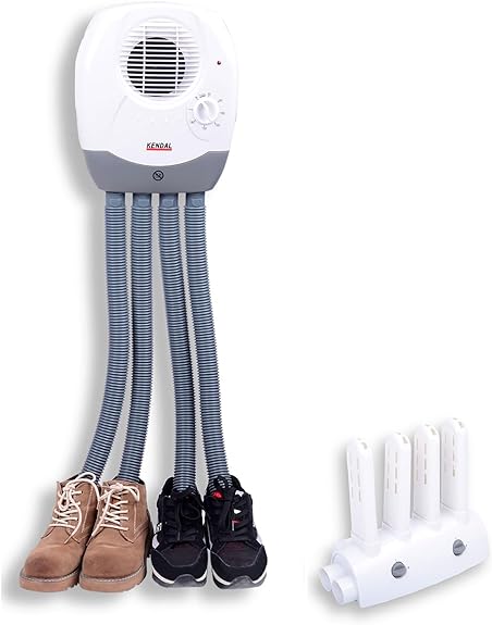 Boot Dryer Shoe Dryer, Glove Dryer & Boot Warmer with Heat Blower, Ski Boot Dryer with Adjustable Tubes & Timer, Ultra Silent, Quick Drying for Work Boots, Ski Boots, Sneakers, Gloves, Hats, Helmets