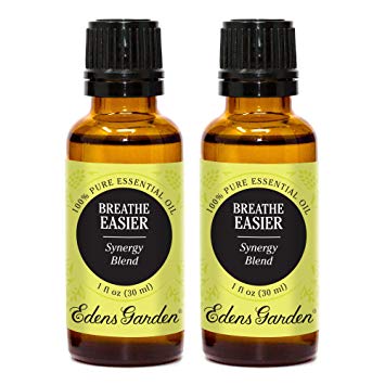 Edens Garden Breathe Easier 30 ml Value Pack Synergy Blend 100% Pure Undiluted Therapeutic Grade GC/MS Certified Essential Oil