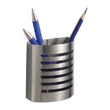 InterDesign Forma Magnetic Pencil Cup Brushed Stainless Steel