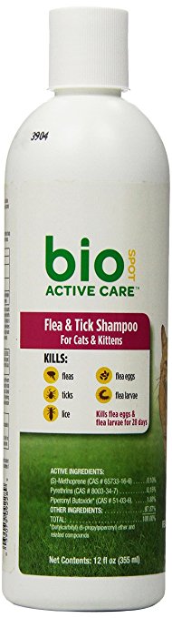 BioSpot Active Care F&T Shampoo Cats and Kittens 12 oz