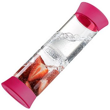 Glass Flip Infuser Carafe Finish: Berry