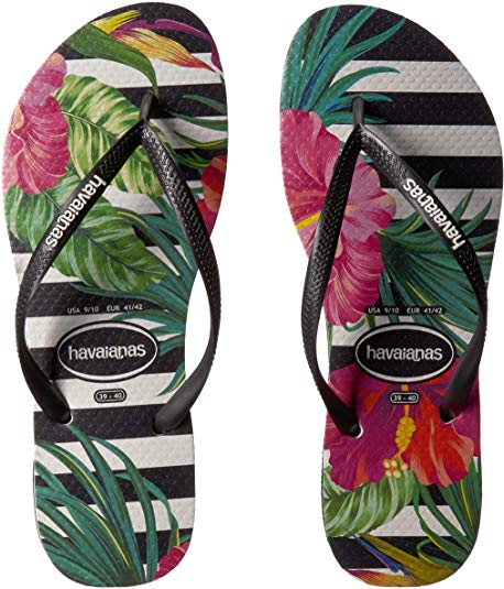 Havaianas Women's Slim Flip Flop Sandals, Tropical