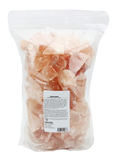 IndusClassic Sole Himalayan Salt Chunks Stone Natural vitamins, supplements Increase Hydration, Energy, Vibration, Cellular Communication, and Replenish Electrolytes with 84 Trace Minerals