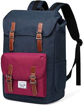 Vaschy Casual Water-resistant Hiking Camping Daypack Travel School Backpack