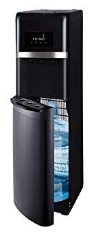 Primo Black Stainless Steel 3 Spout Bottom Load Cold, Cool and Hot Water Cooler Dispenser