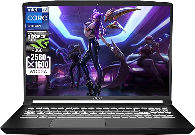 MSI 2023 Newest Creator M16 Gaming Laptop, 16" QHD  Display, Intel Core i7-13620H(10-core), NVIDIA GeForce RTX 4060 Graphics, 32GB DDR5 RAM, 1TB SSD, HD Webcam, Wi-Fi 6, HDMI, Windows 11 Home