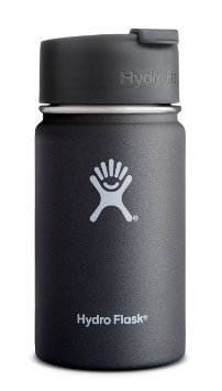 Hydro Flask Vacuum Insulated Stainless Steel Water Bottle Wide Mouth w Hydro Flip Cap