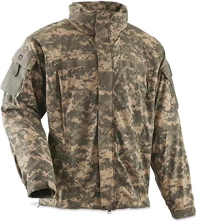 Surplus U.S. Army ECWCS Gen 3 Level 5 Soft Shell Jacket, New, ACU, Small