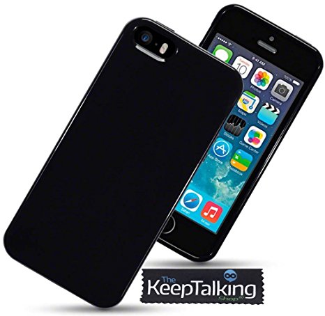 The Keep Talking Shop® New Case Silicone Cover Gel Hybrid and Screen Protector for the iPhone 5 / 5S / SE / Special Edition