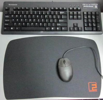 Portable 17 Smooth Hard Surface Gamer Mouse Pad