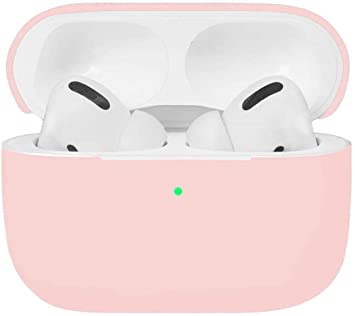 Airpods Pro Case Cover CHS Protective Ultra-Thin Soft Silicone Shockproof Non-Slip Protection Accessories Cover Case for Apple Airpods 3 Charging Case - Pink /Airpods Pro Case Cover / Apple Silicone Case/ AirPods pro case