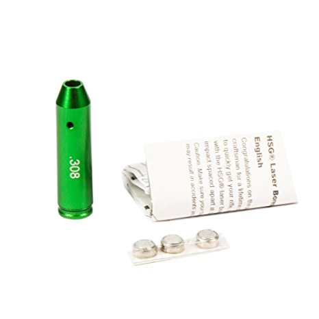 Good Stuff Innovation Zombie Green Cartridge Laser Boresighters .223 .308 .30-06 7mm 8mm