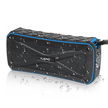 Portable Outdoor Bluetooth Speaker Waterproof 4500mAh Power Bank Phone Charger 12W Wireless Speaker IP66 Super Bass Surround Sound Support AUX, for Camping, Party, Kayaking, Beach, Bicycle