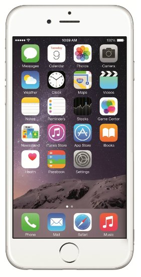 Apple iPhone 6 Silver 16GB Unlocked Smartphone (Certified Refurbished)