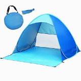 iCorer Automatic Pop Up Instant Portable Outdoors Quick Cabana Beach Tent Sun Shelter Blue