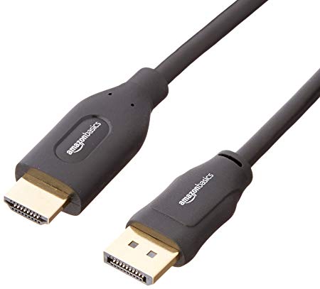 AmazonBasics DisplayPort to HDMI Cable - 6-Feet, 10-Pack